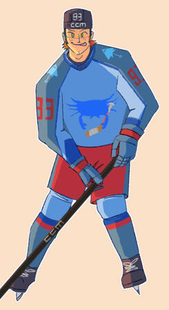 Artfight submission for mistttyyy. Custom design.